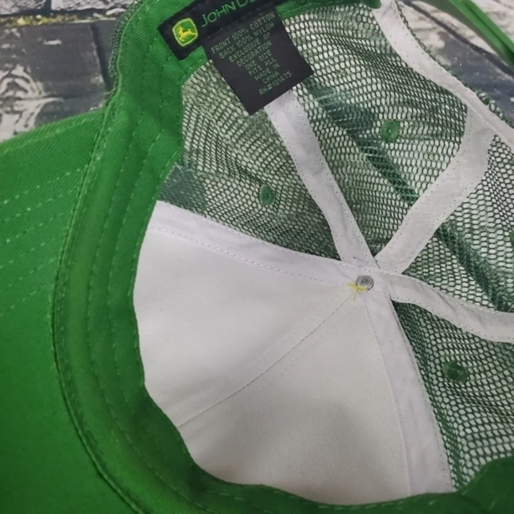 John Deere‎ Green/White Mesh Snapback Cap